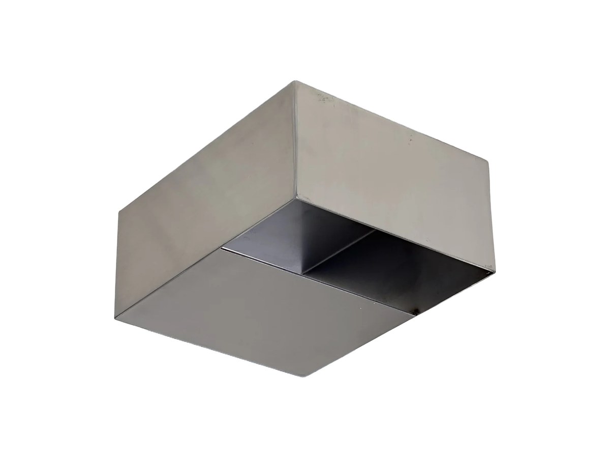 Szczotkowana nakładka INOX na przelew awaryjny